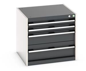40019015.** Bott Cubio Drawer Cabinet comprising of : 2 x 75mm, 1 x 150mm, 1 x 200mm...